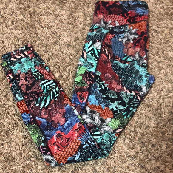 LULULEMON LEGGINGS speed thighs Size 6 multicolor - Picture 4 of 6